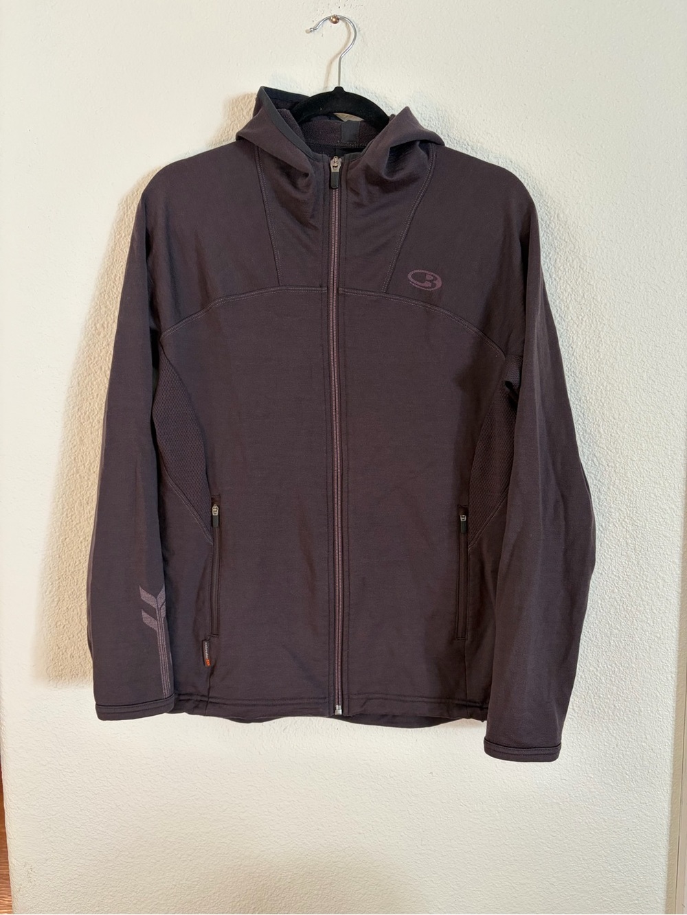 Icebreaker merino wool full zip jacket size large